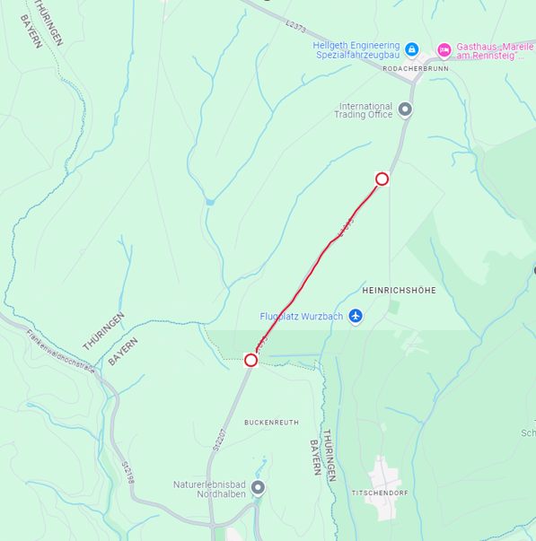 Sperrung Landesstraße 1095