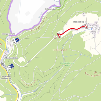 Verlängerung Sperrung Heinersberg