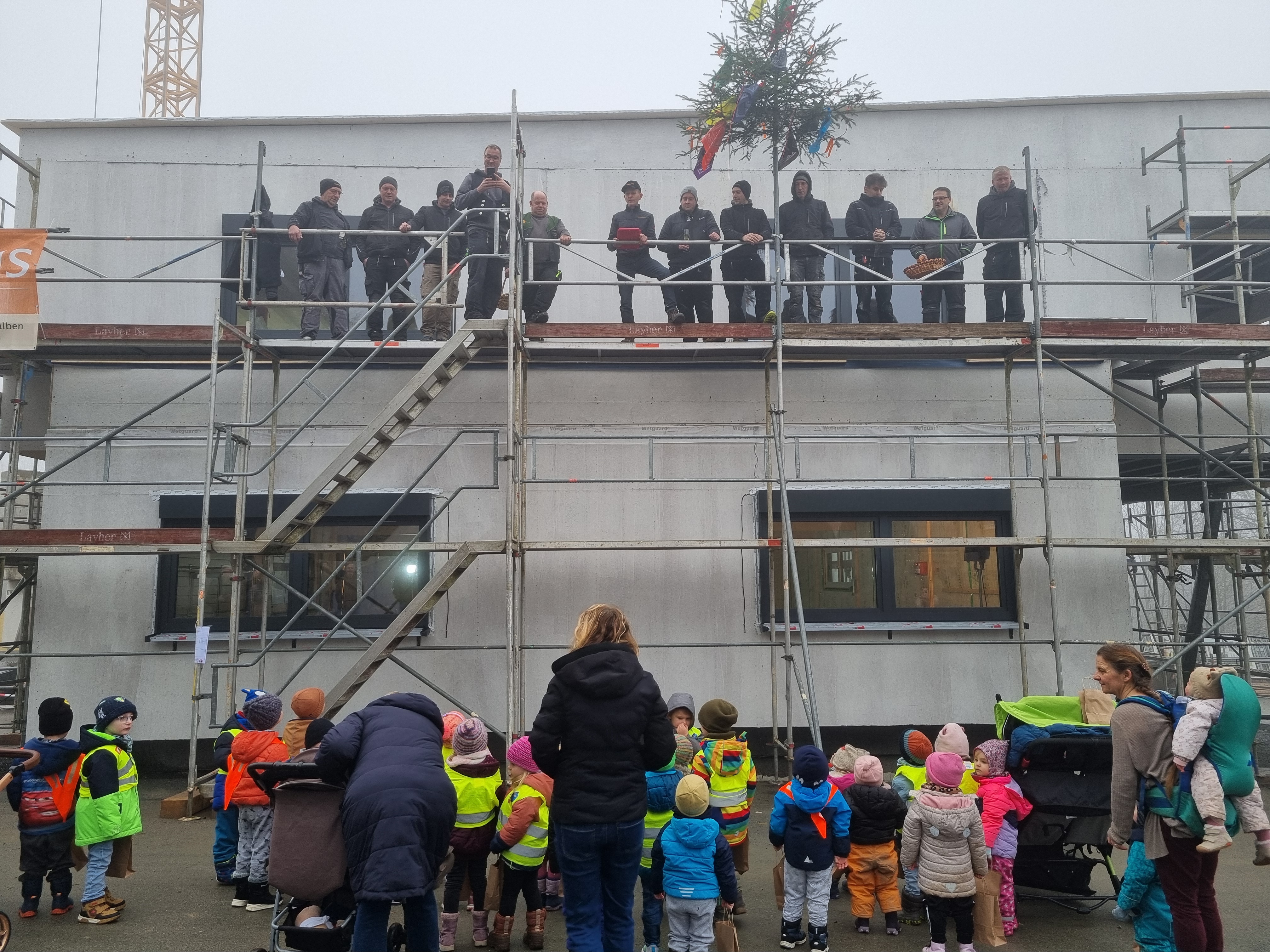 Richtfest Firma Adlerhaus