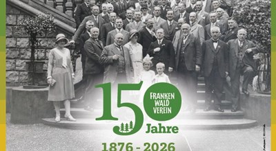 Plakat Jubiläum Frankenwaldverein